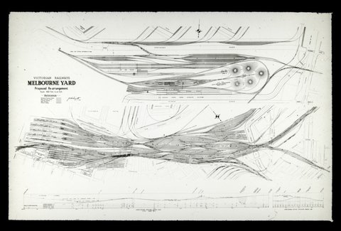 Melbourne Yard proposed re-arrangement, 1930–50
