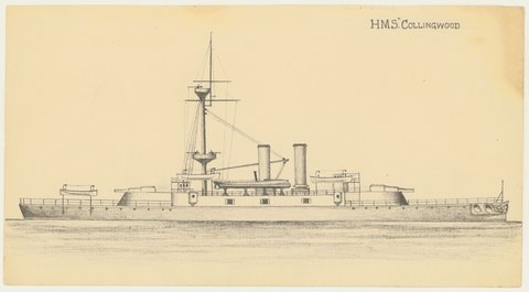 H.M.S. "Collingwood", 1890–1950