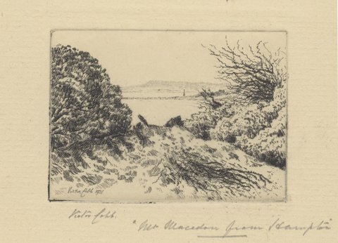 Mt. Macedon from Hampton, 1931