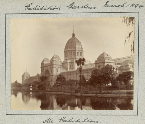 Hewlett's education at the University of Melbourne Medical School and visits with family and friends, 1883–95