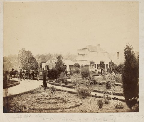 Lal Lal, Kew. Residence of A Fisken Esq J. P, 1885–87
