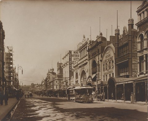 Bourke Street, Melbourne, Victoria, 1901