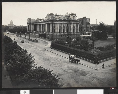 Federal Parliament House, [Melbourne, Vic.], 1923–25