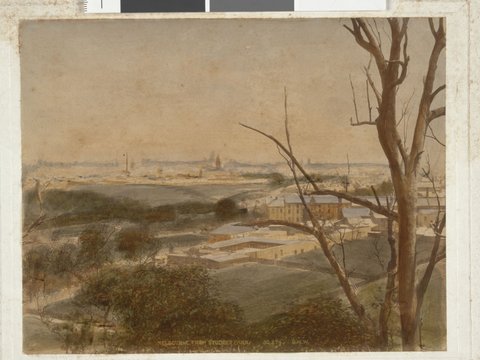 Melbourne from Studley Park 30.274, 1851–1900