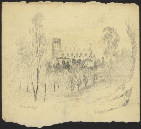 Fitzroy Gardens Feb 16/67, 1867