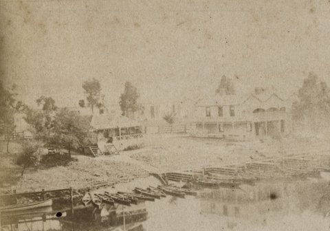 View of Melbourne - buildings and surrounds, Vic, 1880–1910