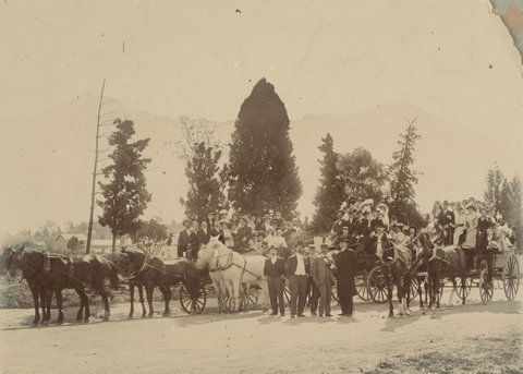 Church outing (Thornbury?), 1890–1900
