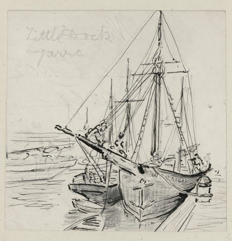 Yarra River shipping, Melbourne, 1875–1900