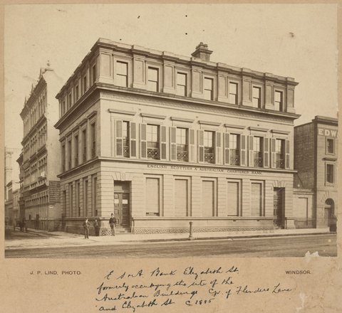 E S & A Bank Elizabeth St, 1877–97