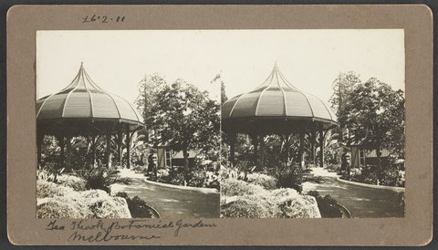 Tea Kiosk, Botanical Gardens, Melbourne, c. 1918