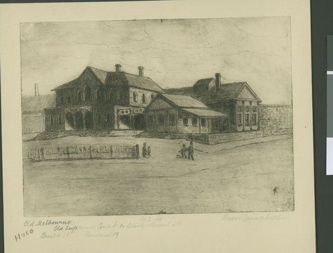 Old Supreme Court, corner La Trobe and Russell Streets, Melbourne, 1890–1910