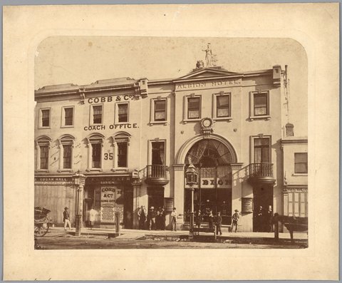 In Bourke St. Melbourne, c. 1861