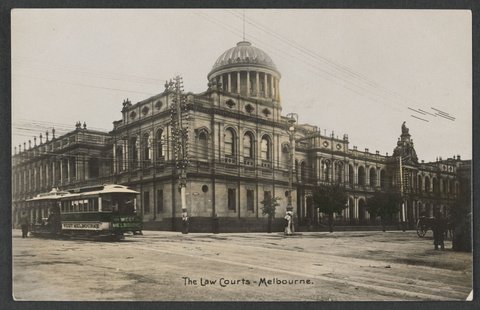 THE LAW COURTS - MELBOURNE, 1900?