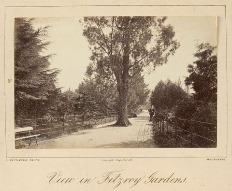 View in Fitzroy Gardens, 1885–87