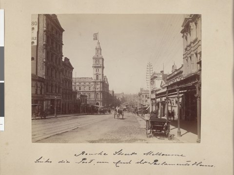Melbourne - Bourke Street looking east, 1891–97