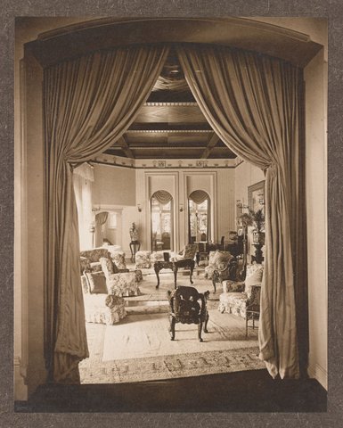 Album of photographs depicting exterior and interior views of Homeden, Lansell Road Toorak, 1905–16