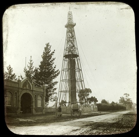 Tower Hotel and Doncaster tower, Doncaster, Victoria, 1895–1938