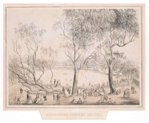 MELBOURNE CRICKET GROUND (1ST JANUARY 1864.)
