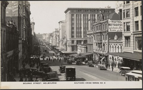 Bourke Street, Melbourne, 1930–35