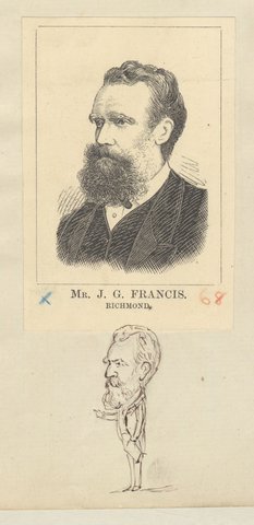 Mr. J. G. Francis. Richmond, 1874