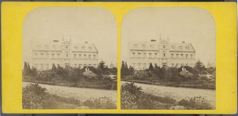 Melbourne Benevolent Asylum, North Melbourne, 1865?