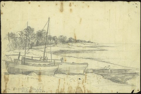 On Brighton beach, 1894