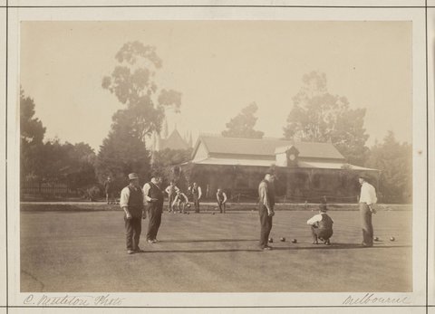 Melbourne Bowling Club, c. 1870