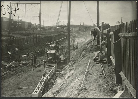 South Kensington to West Footscray, Footscray Station, 1927