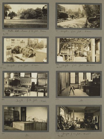 Grounds and interiors of Melbourne University, 1920s