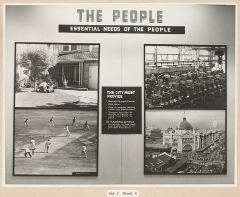 Exhibition of the Melbourne Metropolitan Planning Scheme 1954 at the Public Library of Victoria November 1953