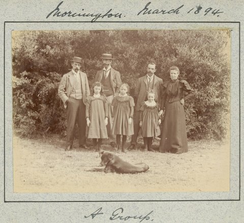 Hewlett's education at the University of Melbourne Medical School and visits with family and friends, 1883–95