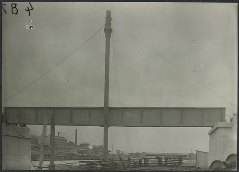 South Kensington to West Footscray, bridge construction, 1927
