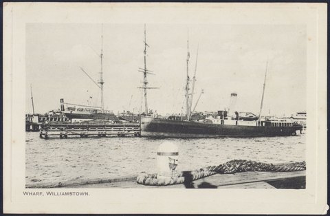 Wharf, Williamstown, 1900–20