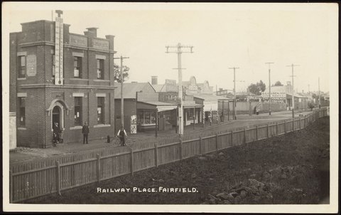 Railway Place, Fairfield, 1910–30
