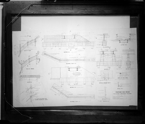 Proposed new bridge, Truganina Explosives Reserve [Altona, Vic.], 1936–40