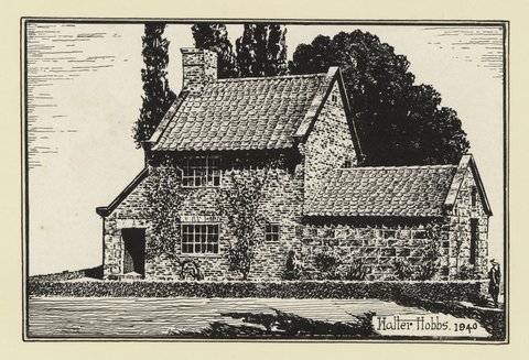 Cook's Cottage, Fitzroy Gardens, Melbourne, 1940