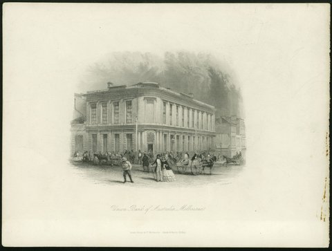 Union Bank of Australia, Melbourne, c. 1862
