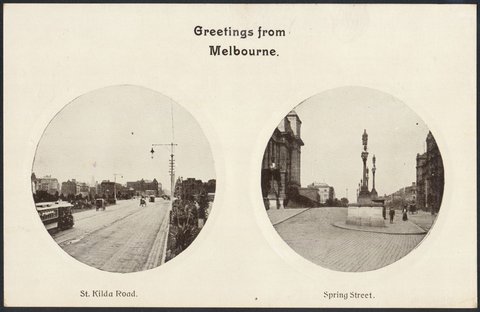 Greetings from Melbourne, 1909?