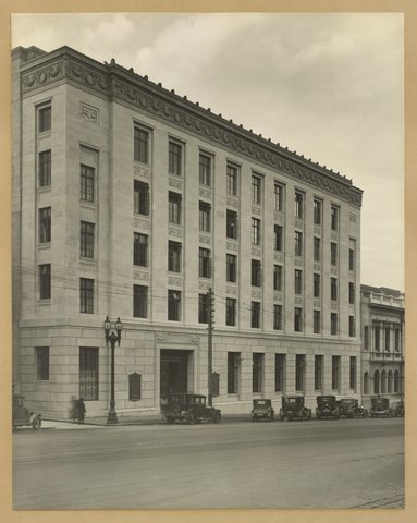 State Taxation Offices. Lonsdale Street. Melbourne. Completed April 1930. Commercial Photographic Coy Melb