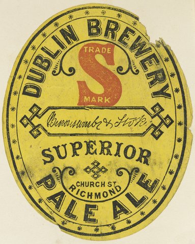 Dublin Brewery Pale Ale, Church Street, Richmond, 1851–85