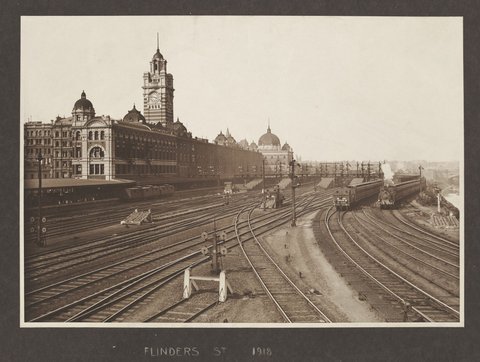 Flinders St, 1918