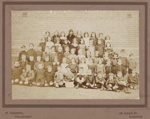 School photograph, possibly St. Kilda, 1914?
