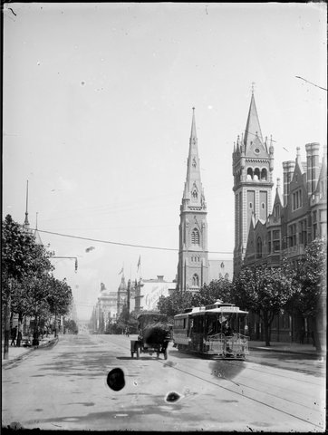 [Collins Street, Melbourne, looking west], 1891–1914