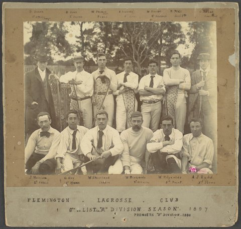Flemington Lacrosse Club, 6th on list in "A" Division, Season 1897