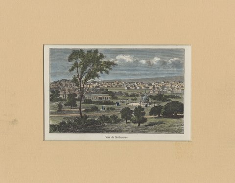 Vue de Melbourne, 1877?