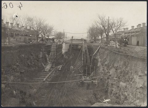 South Kensington to West Footscray - Bunbury Street tunnel, 1927
