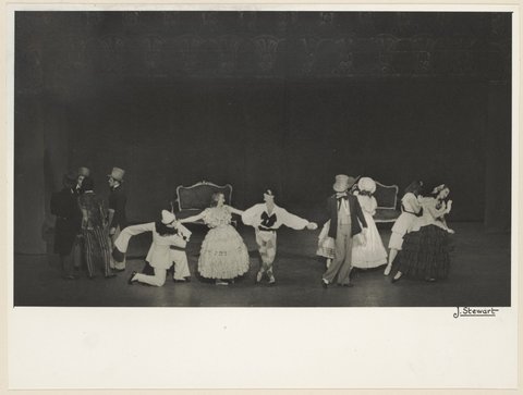 Le Carnaval - finale, the Borovansky Ballet, His Majesty's Theatre, Melb, 1946