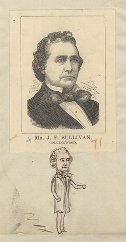 Mr. J. F. Sullivan. Collingwood, 1874