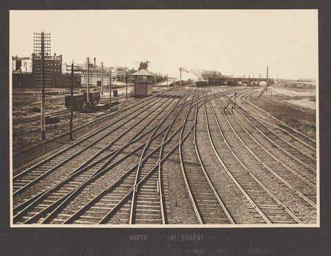 North Melbourne, before plantation development, 1910–14