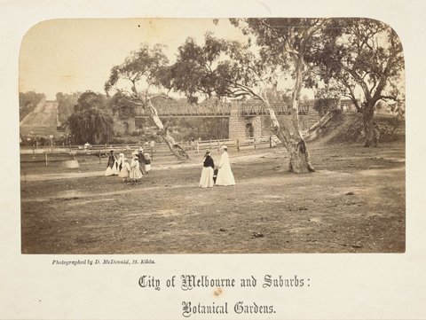 City of Melbourne and suburbs : Botanical Gardens, 1870–90